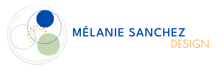 Official Logo with Text for Melanie Sanchez Design website